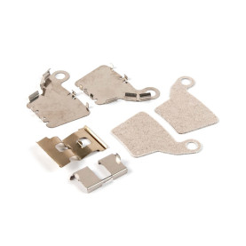 Féknyereg lemez készlet hátsó hővédő lemezzel AWORKX